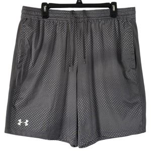Under Armour Shorts Men's Size XL Grey Fitted Elastic Active String Waist